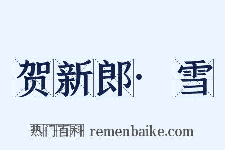贺新郎·雪是什么意思的图片